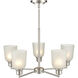 Amberle 5 Light 24 inch Brushed Nickel Chandelier Ceiling Light
